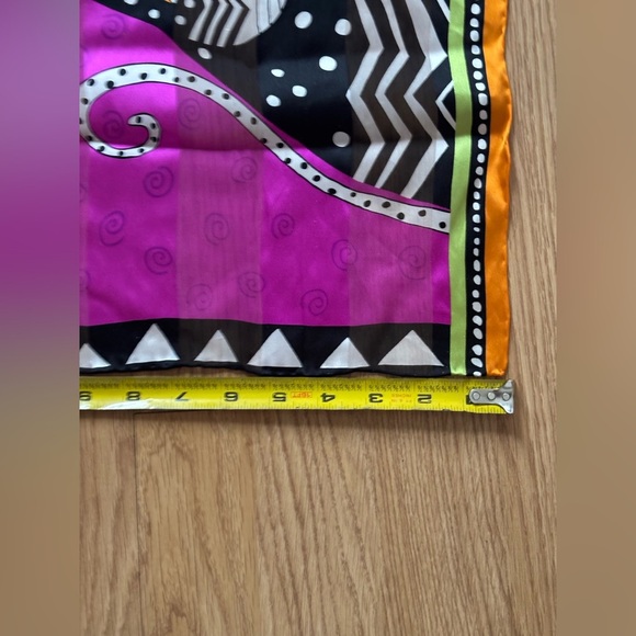 Laurel Burch Cat Silk Scarf - Picture 5 of 5
